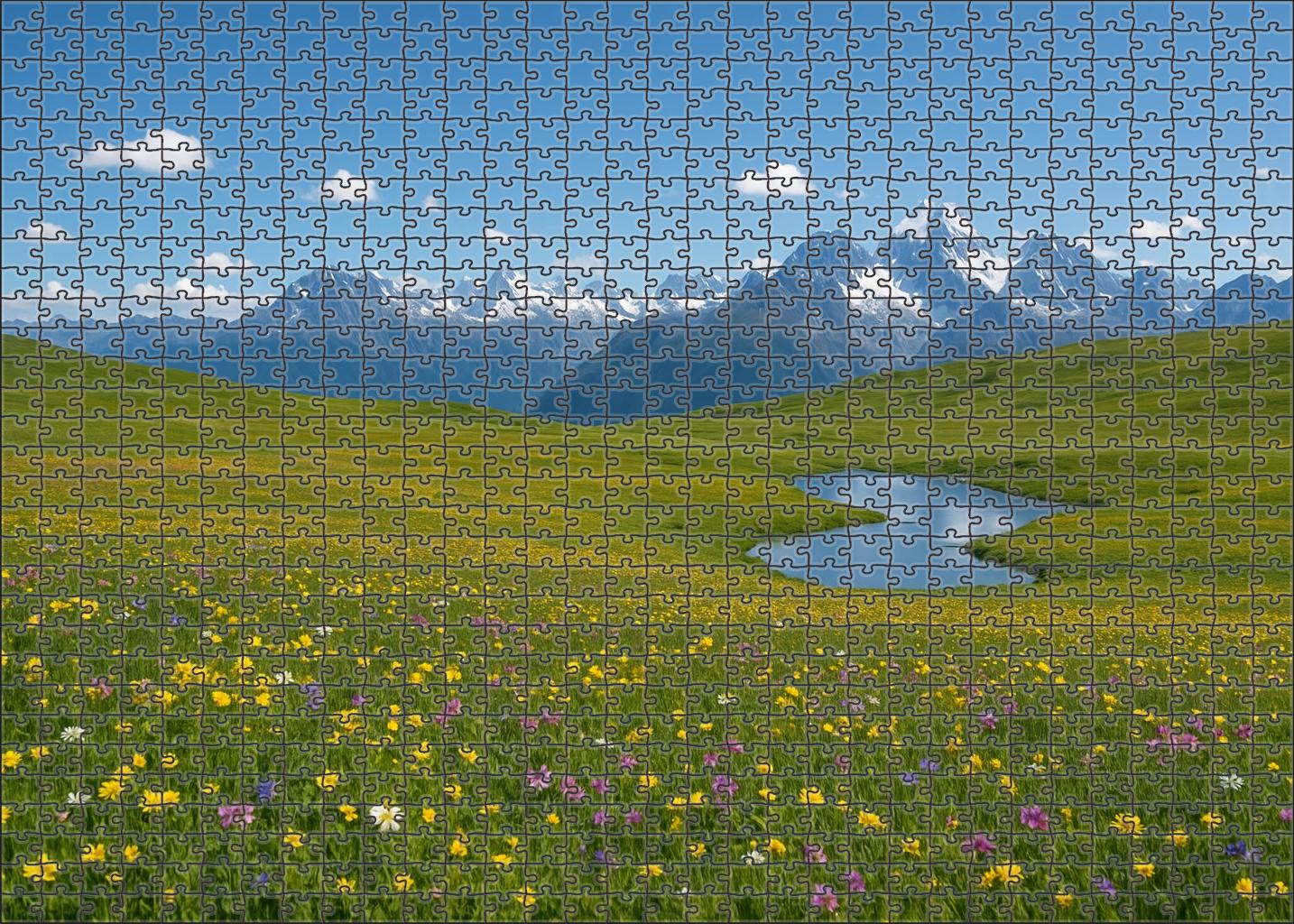 Emerald Tundra Plateau 20 Piece Puzzle