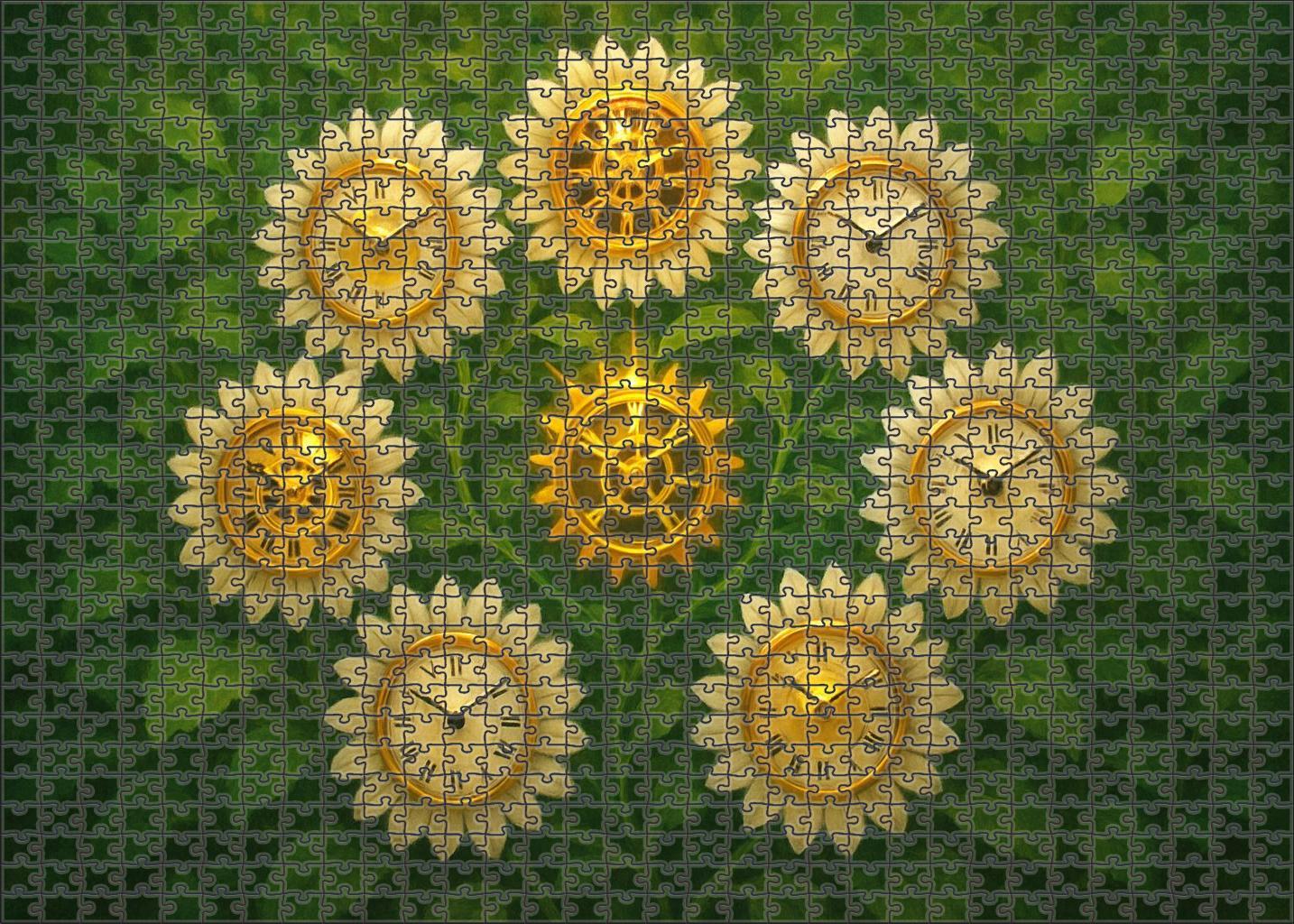 The Clocktower Garden Waltz Premium Puzzle Pieces