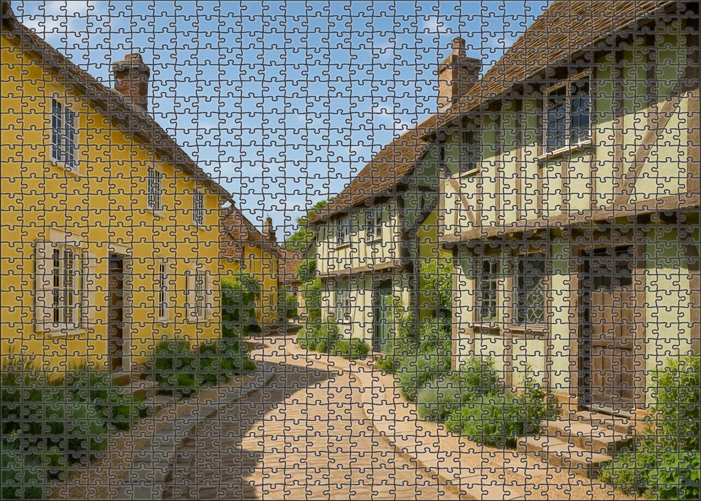 Lemon Sage Crescent 200 Piece Puzzle