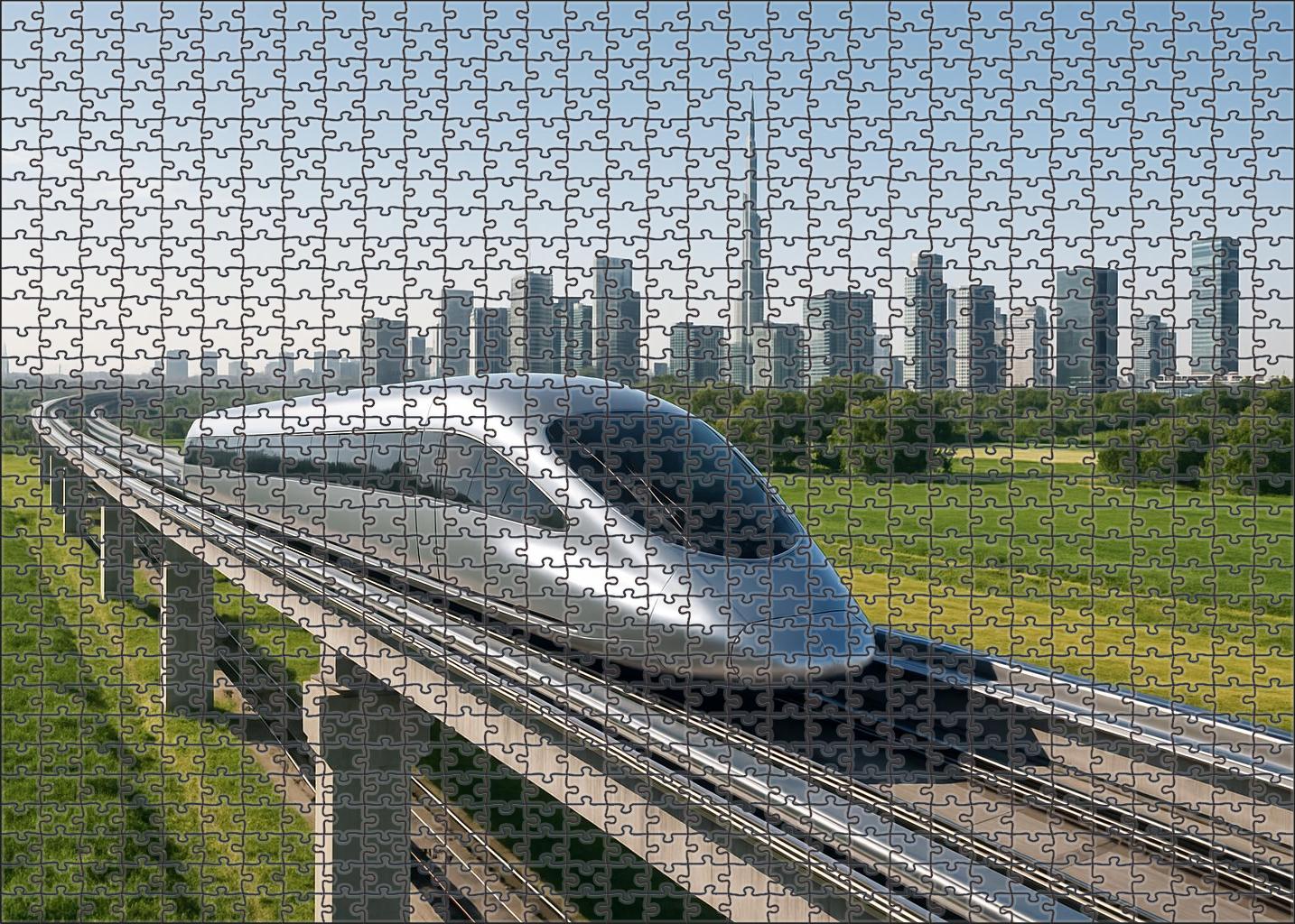 Silverstream Maglev Cruiser Puzzle For Adults