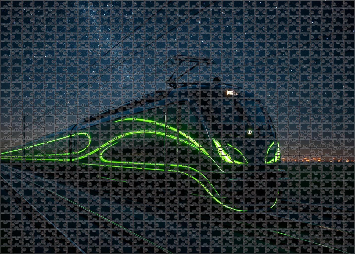 Midnight Velocity Electric Flyer 20 Piece Puzzle
