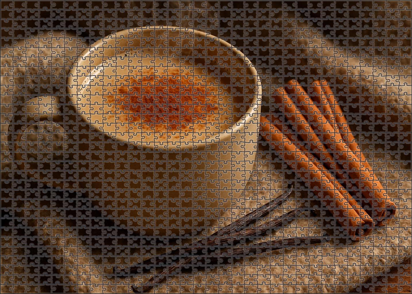Spiced Vanilla Chai Blend Unique Puzzle Design