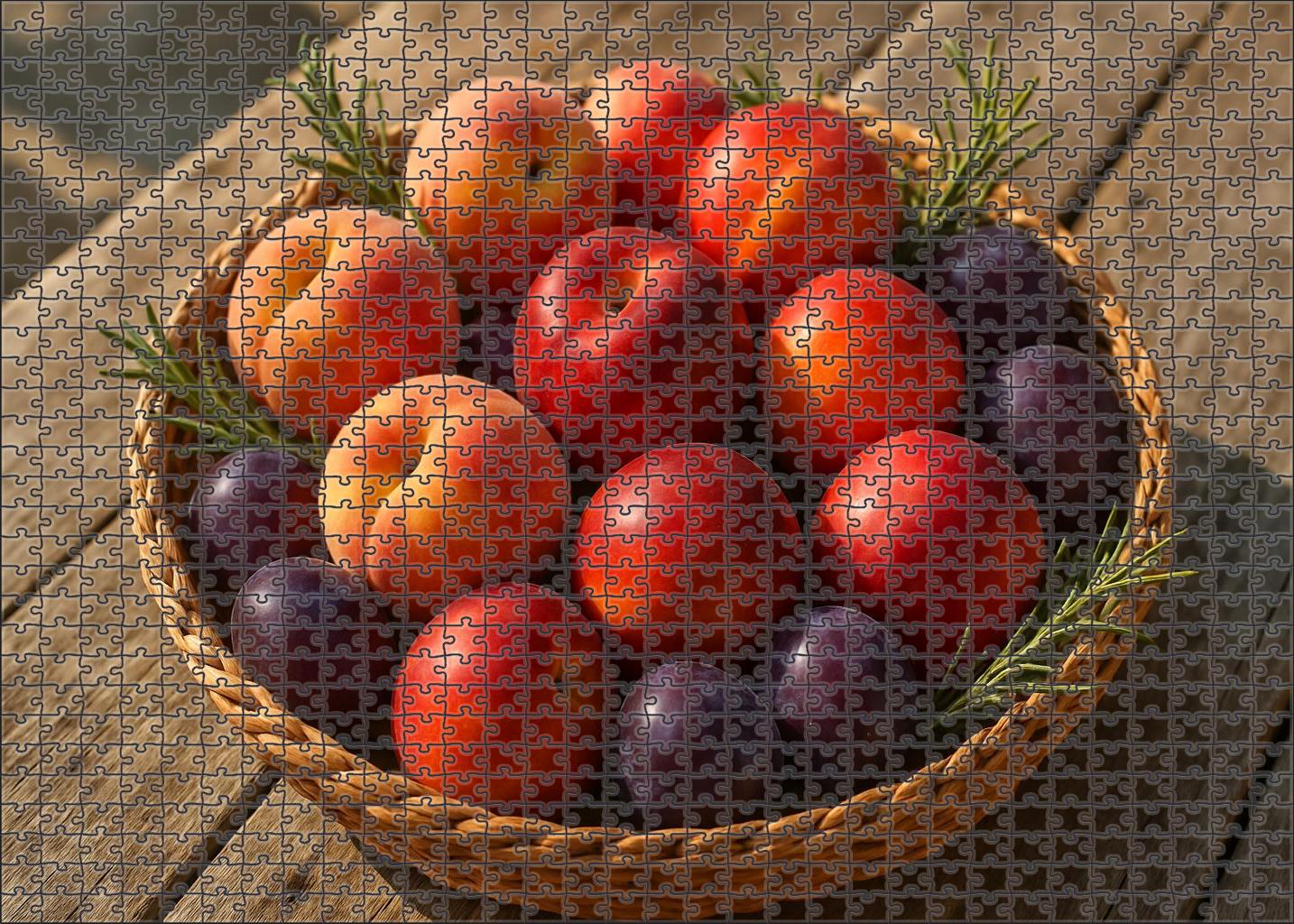 Sun-drenched Orchard Basket 20 Piece Puzzle