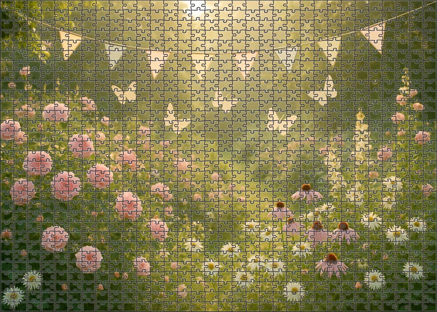 Pastel Spring Awakening Unique Puzzle Design