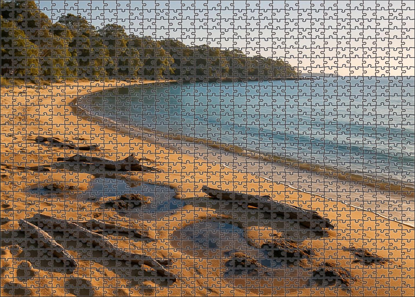Sapphire Bay Cove Calm Waters And Sandy Reefs Easy Puzzles