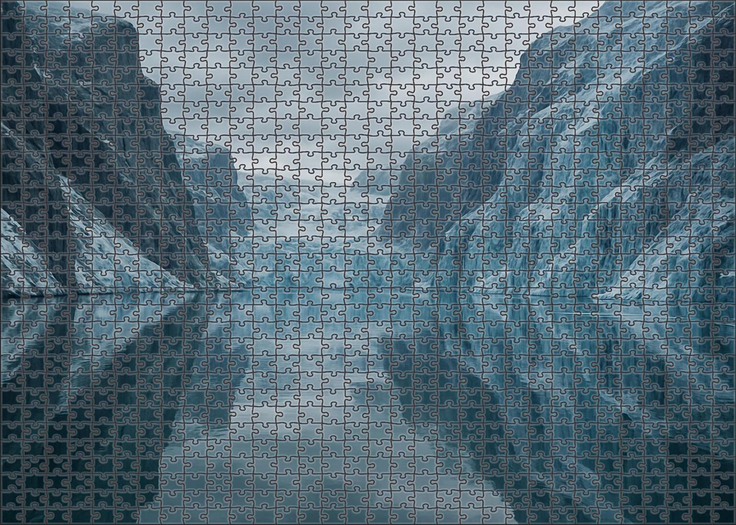 Silent Arctic Fjord 20 Piece Puzzle