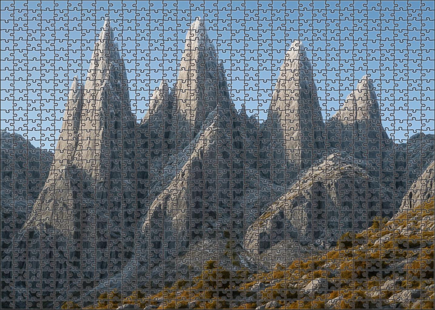 Frosted Granite Bastion Easy Puzzles