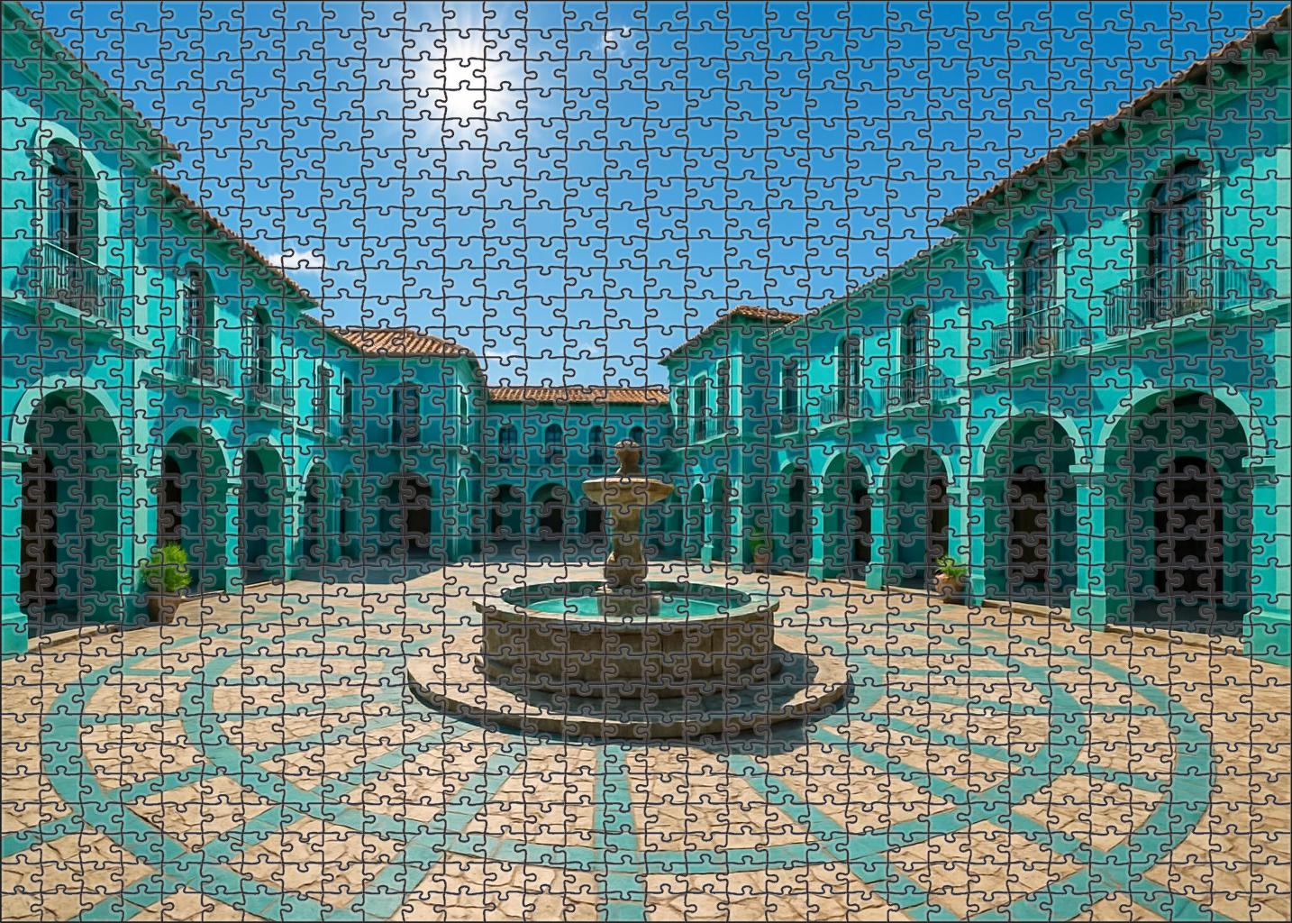 Turquoise Square Family Puzzles