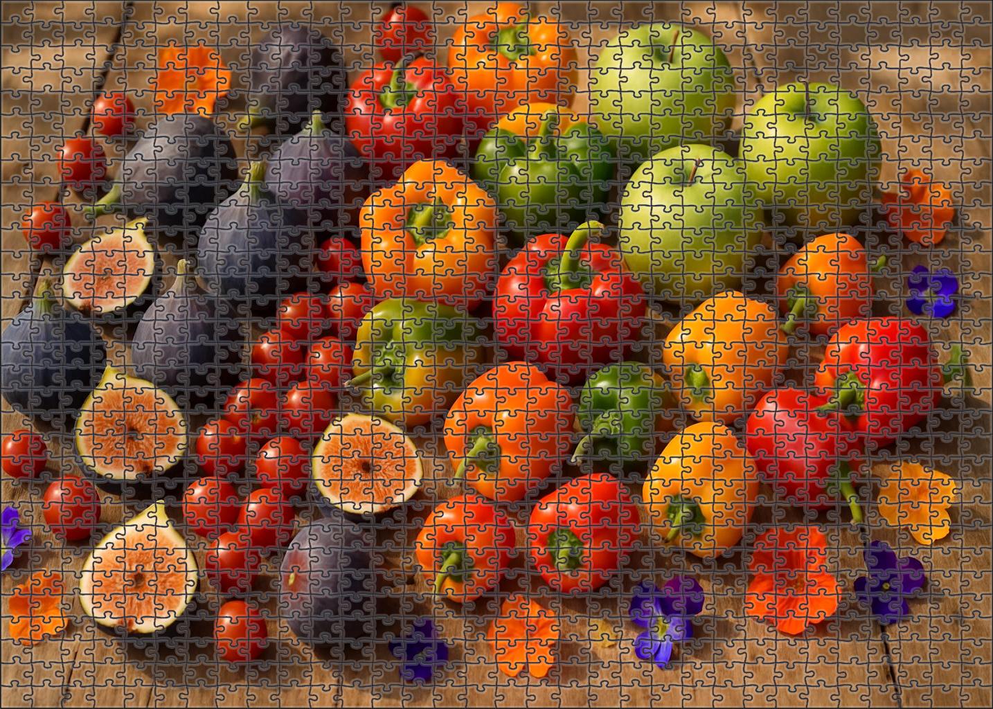 Garden Glow Harvest Table 20 Piece Puzzle