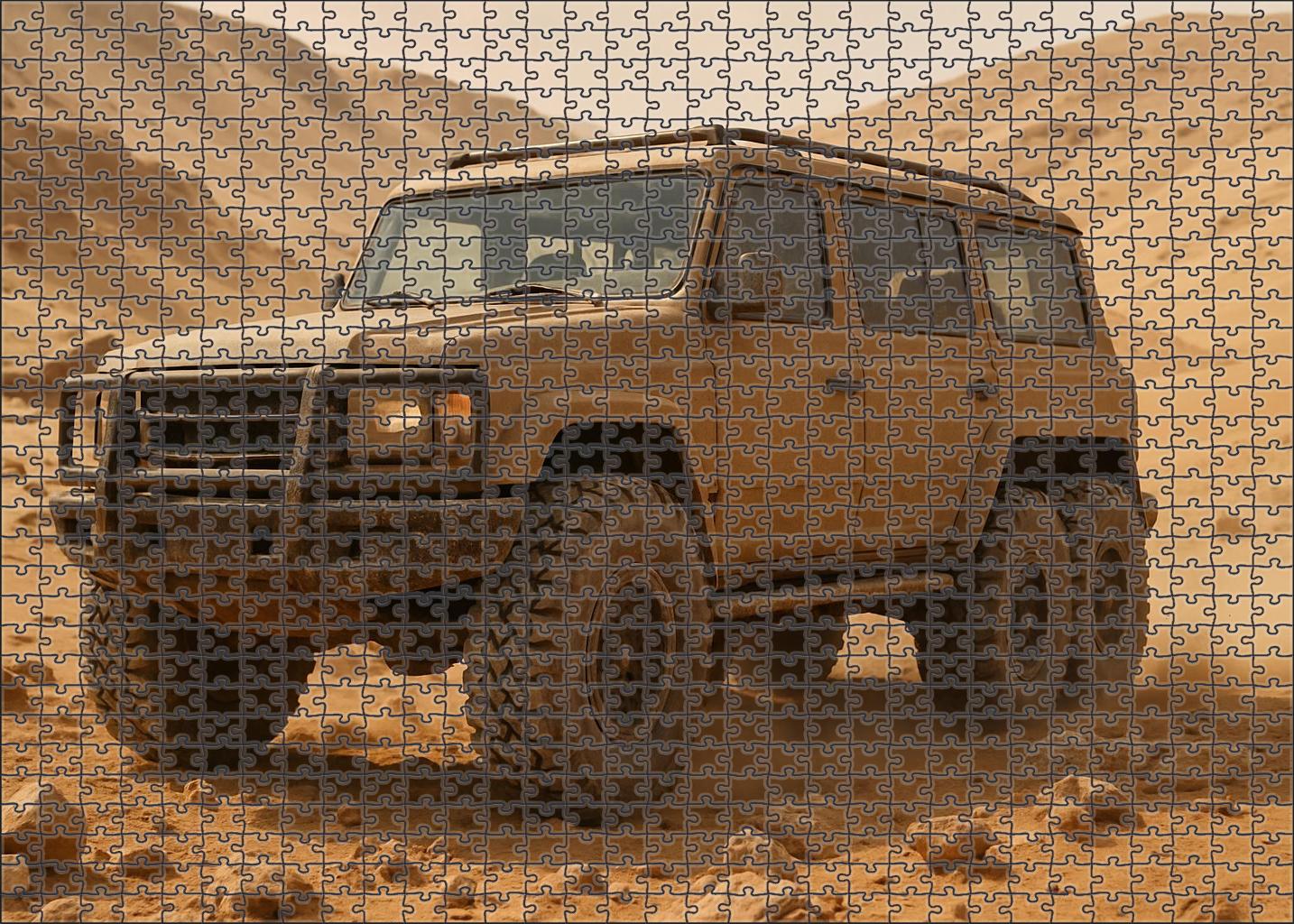 Avalanche Terra 6x Six-wheel Off-road Beast 500 Piece Puzzle