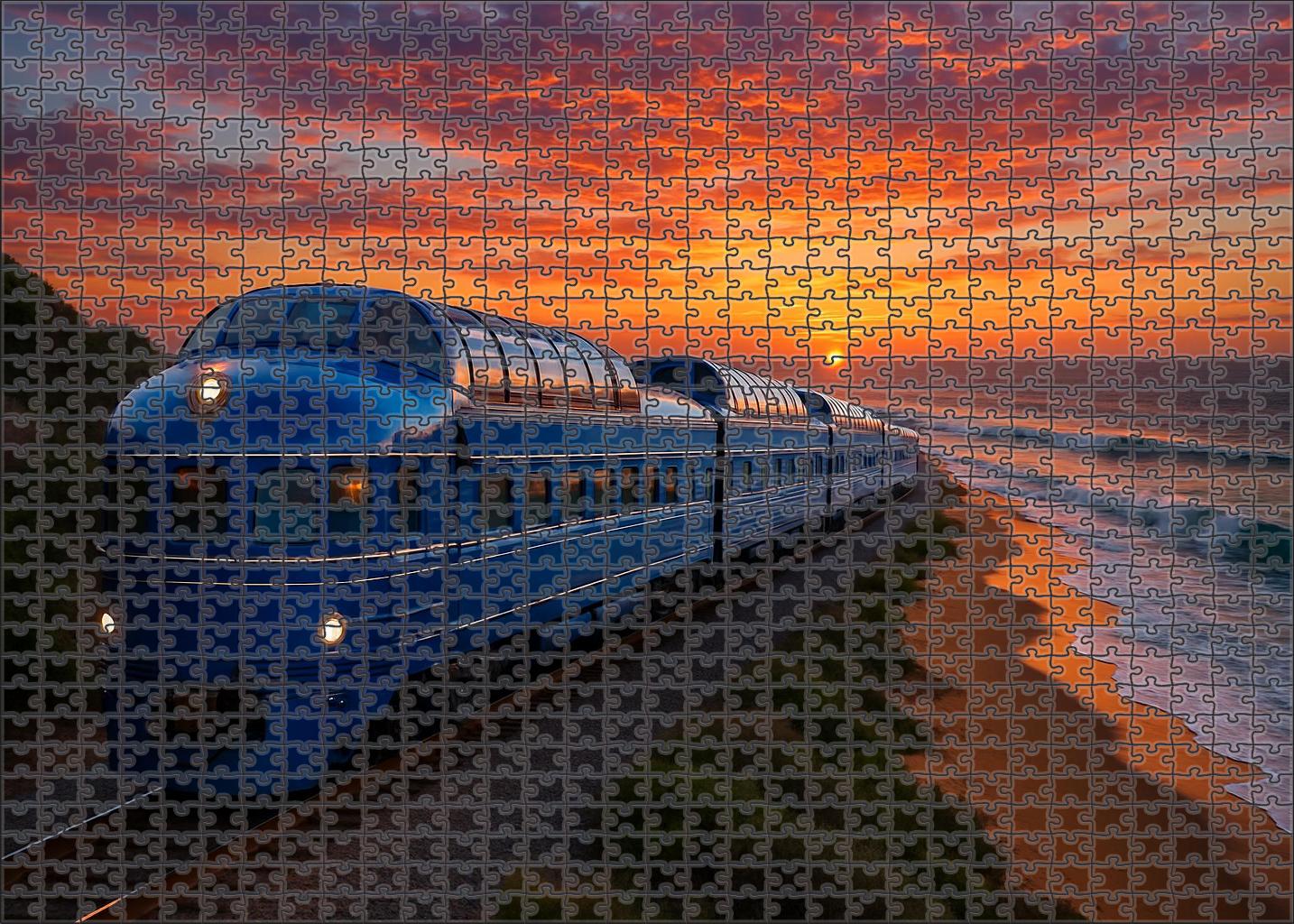 Sapphire Coast Panorama Sleeper 20 Piece Puzzle
