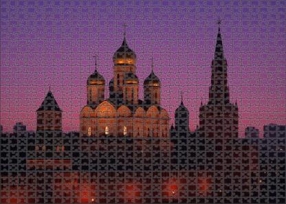The Kremlin Located In Moscow Russia Recognized By 6945 Globally As A Symbol Of Russian Political Power 1000 Piece Puzzle
