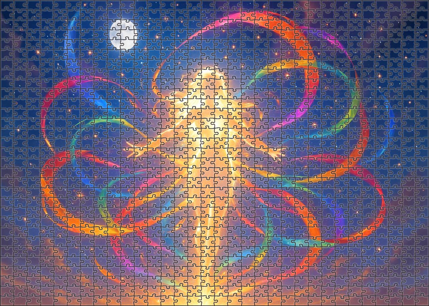 Magical Girl Transformation Sparkling Powers And Hopeful Courage Unique Puzzle Design