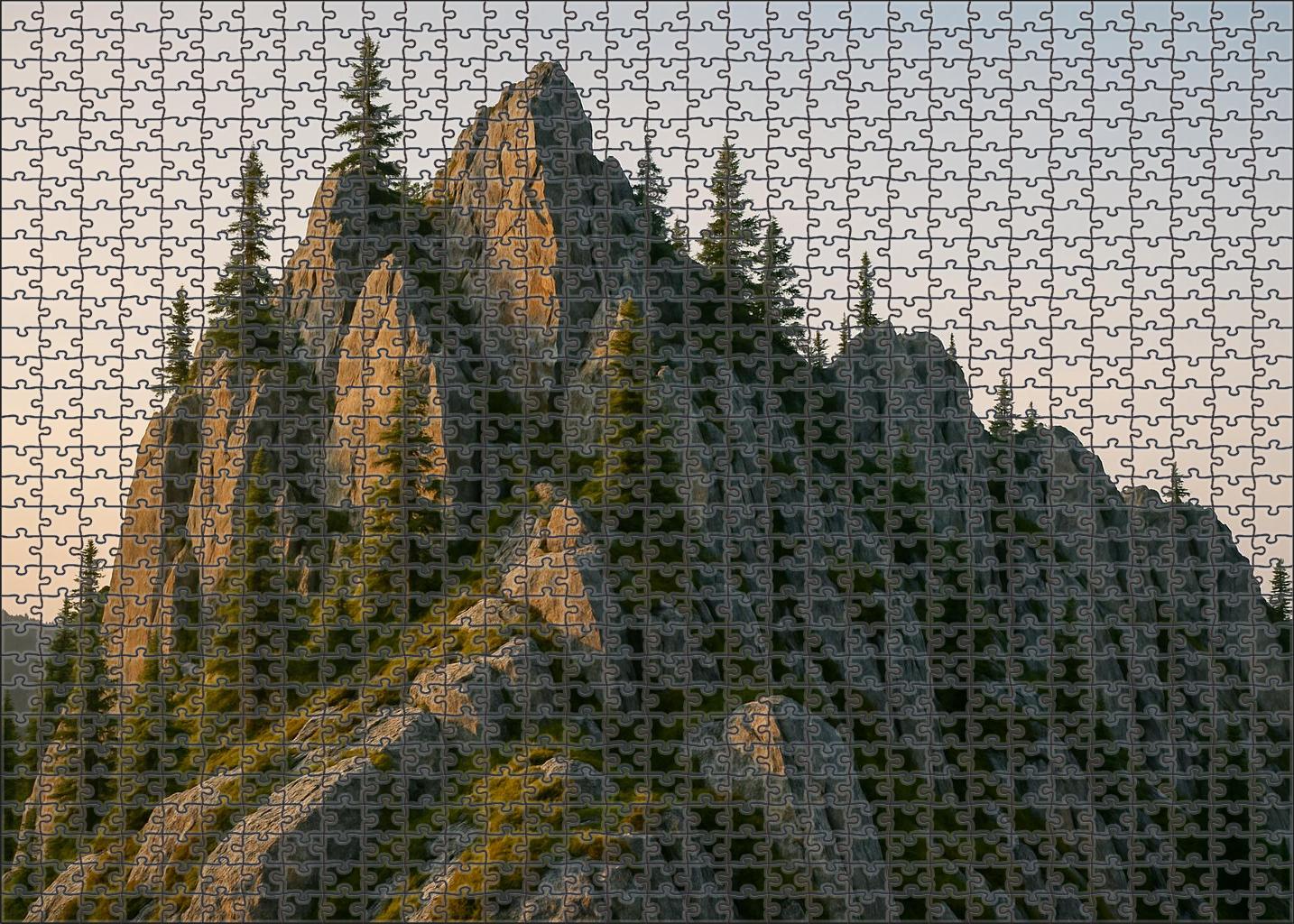 Whispering Granite Ridge 500 Piece Puzzle