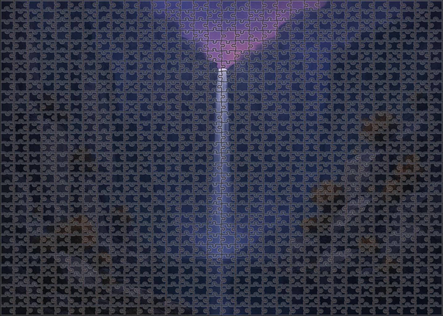 Twilight Ribbon Plunge Large Format Puzzle