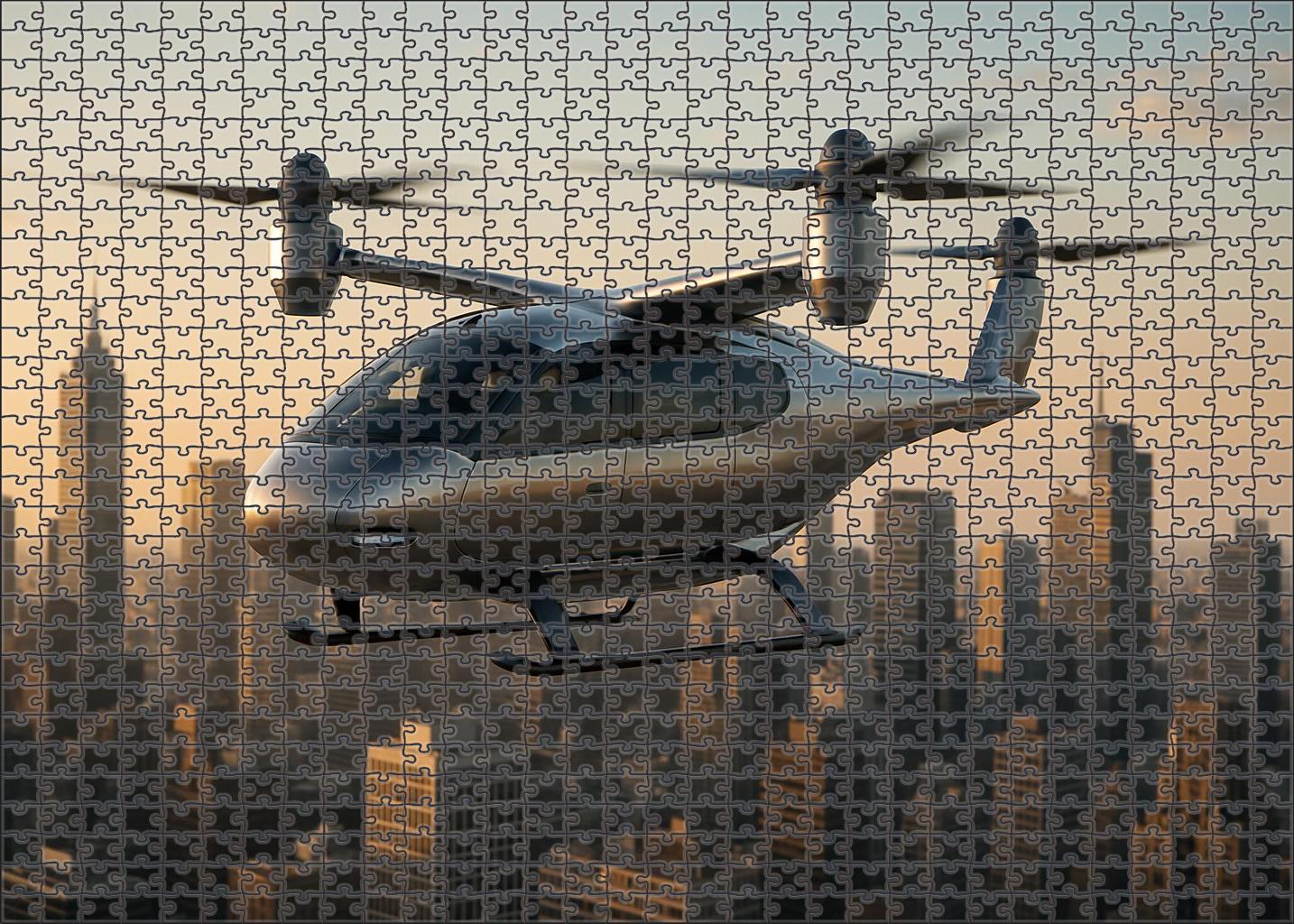 Compressed Hydrogen Jet Taxi 300 Piece Puzzle