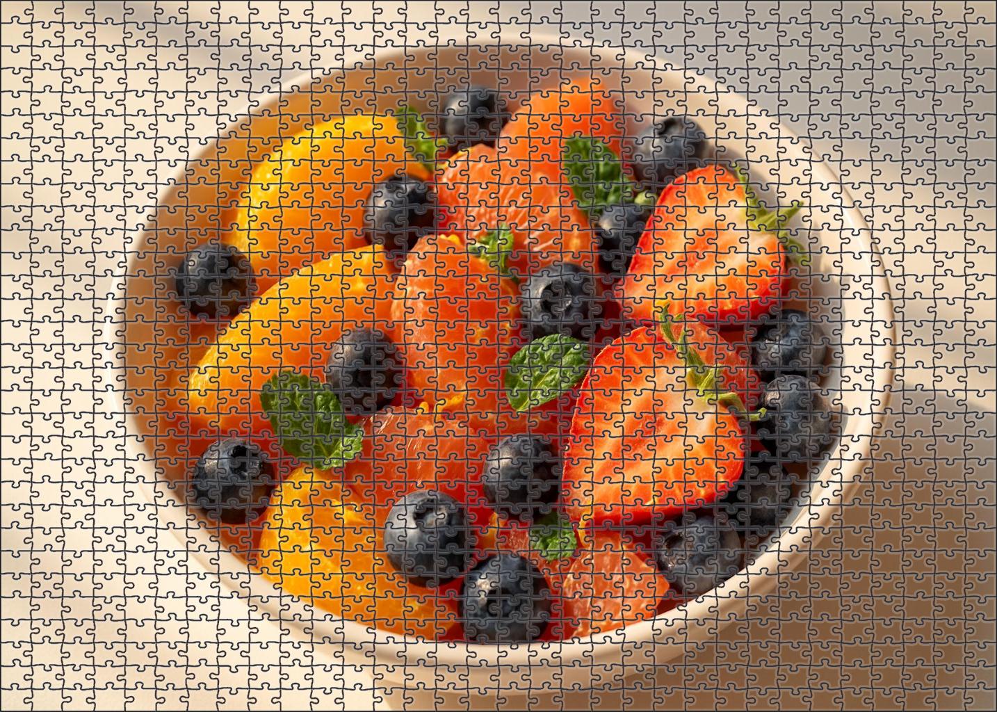 Sun-drenched Citrus And Berry Salad A Juicy Color Explosion Puzzle Challenge