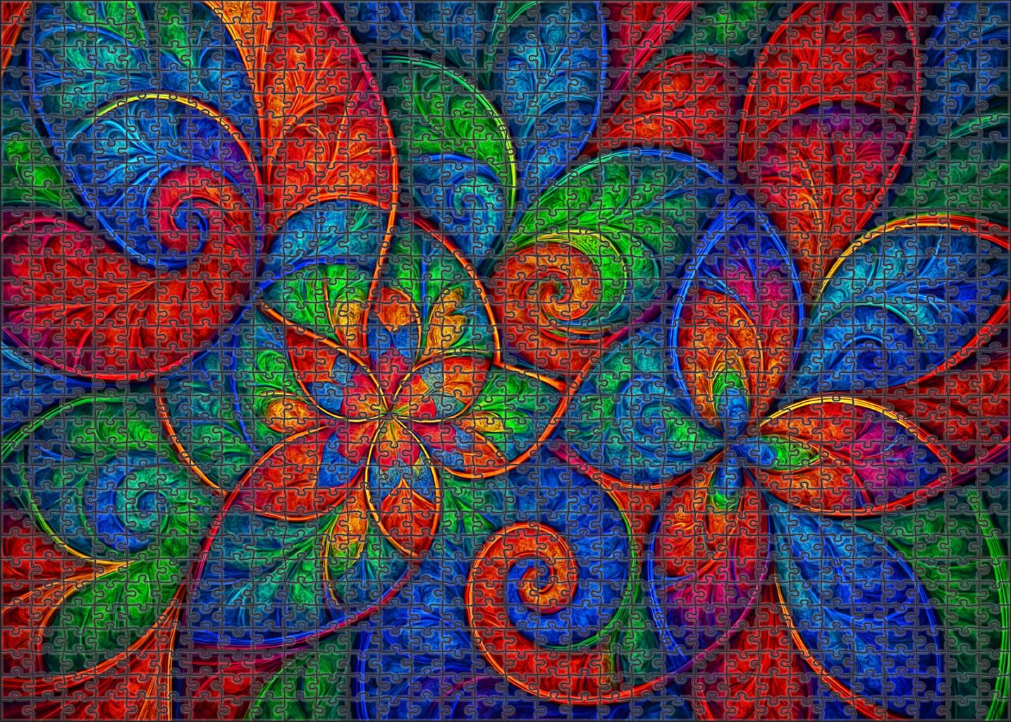 Kaleidoscope Of Inner Realms 50 Piece Puzzle