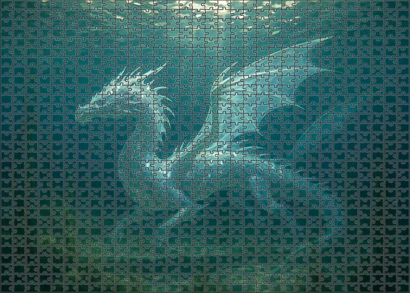 Glassscale Drake Shimmering Aquatic Dragon With Reflective Armor Challenging Puzzles