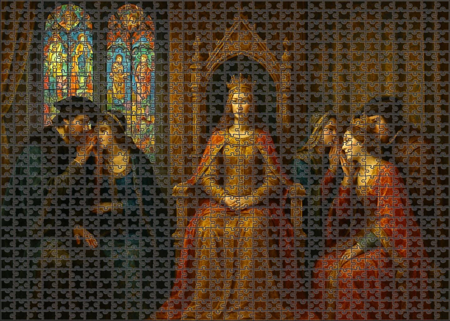 Epic Fantasy Royal Court Drama Unique Puzzle Design