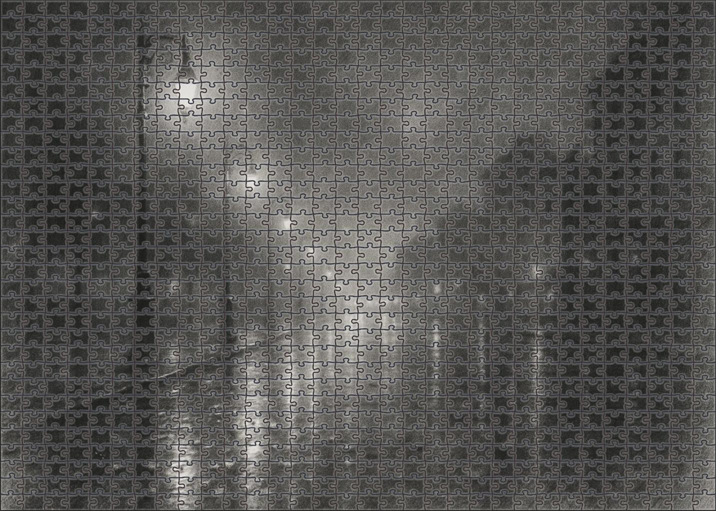 Nocturnal City Reflections Soft Graphite And Charcoal Urban Nightscape Family Puzzles