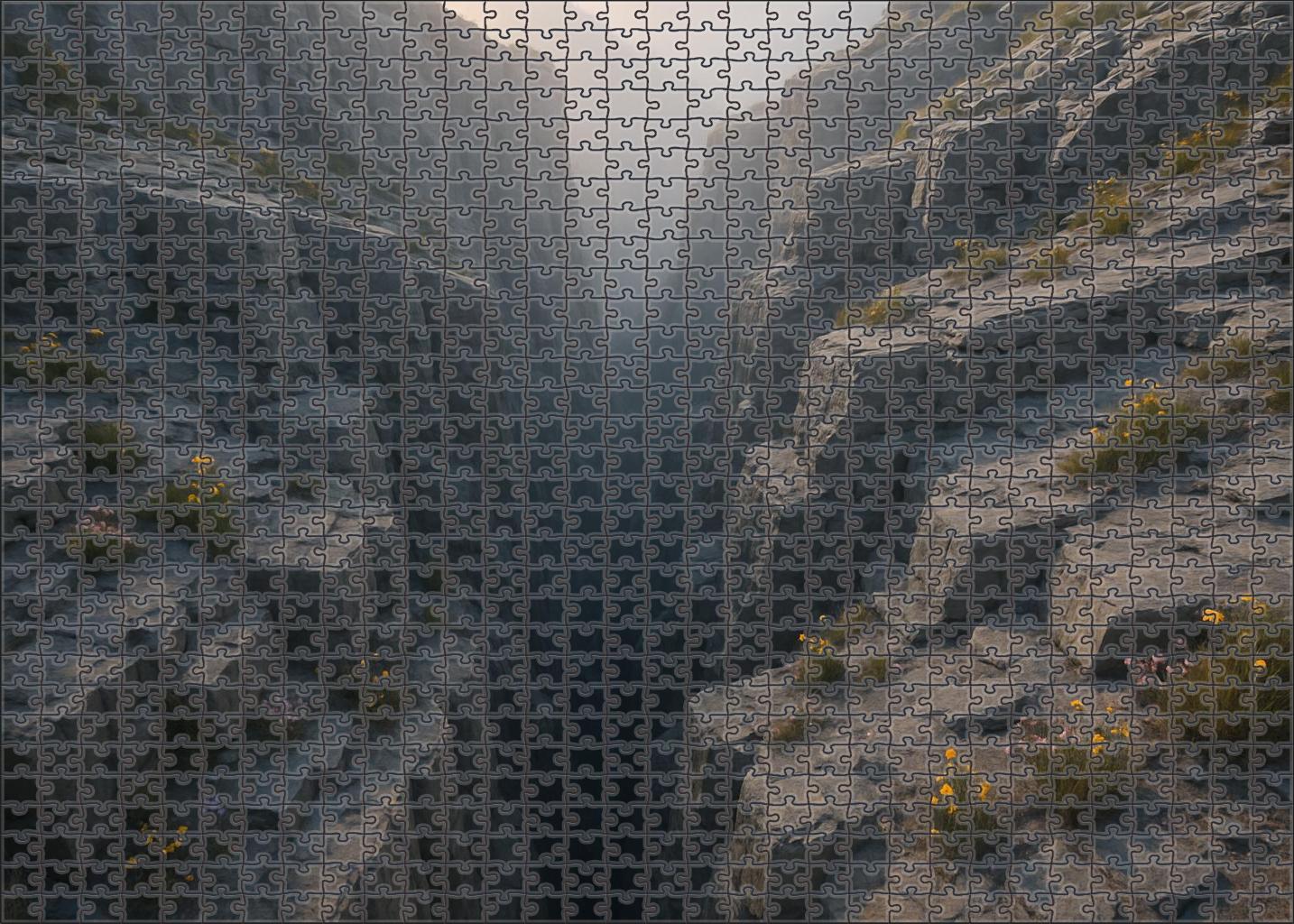 Silverstone Canyon Traverse Custom Jigsaw Puzzle