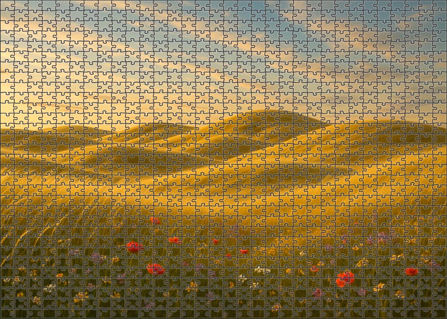 Golden Prairie Knolls Puzzle For Kids