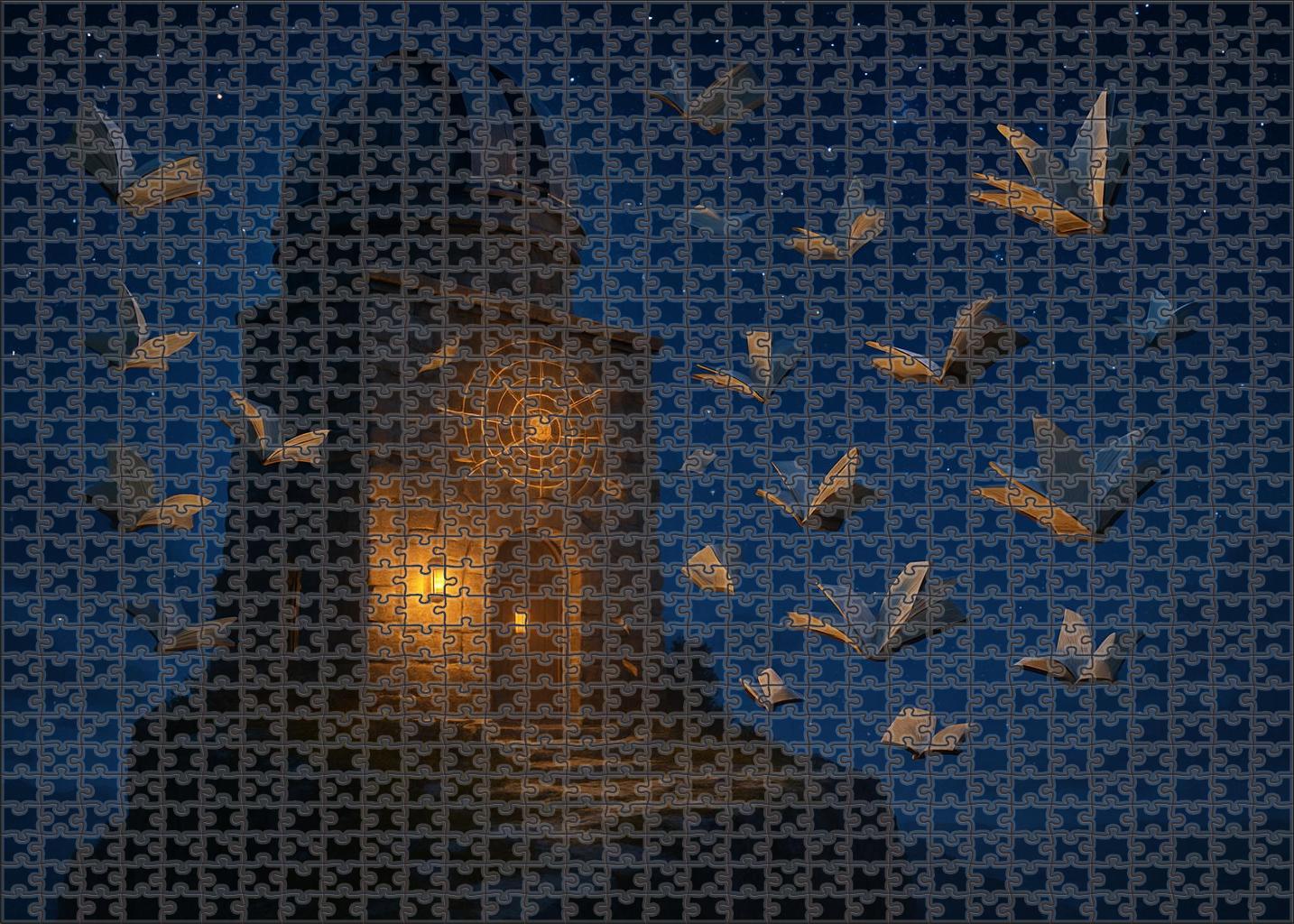 The Observatory Of Floating Tomes Puzzle For Adults