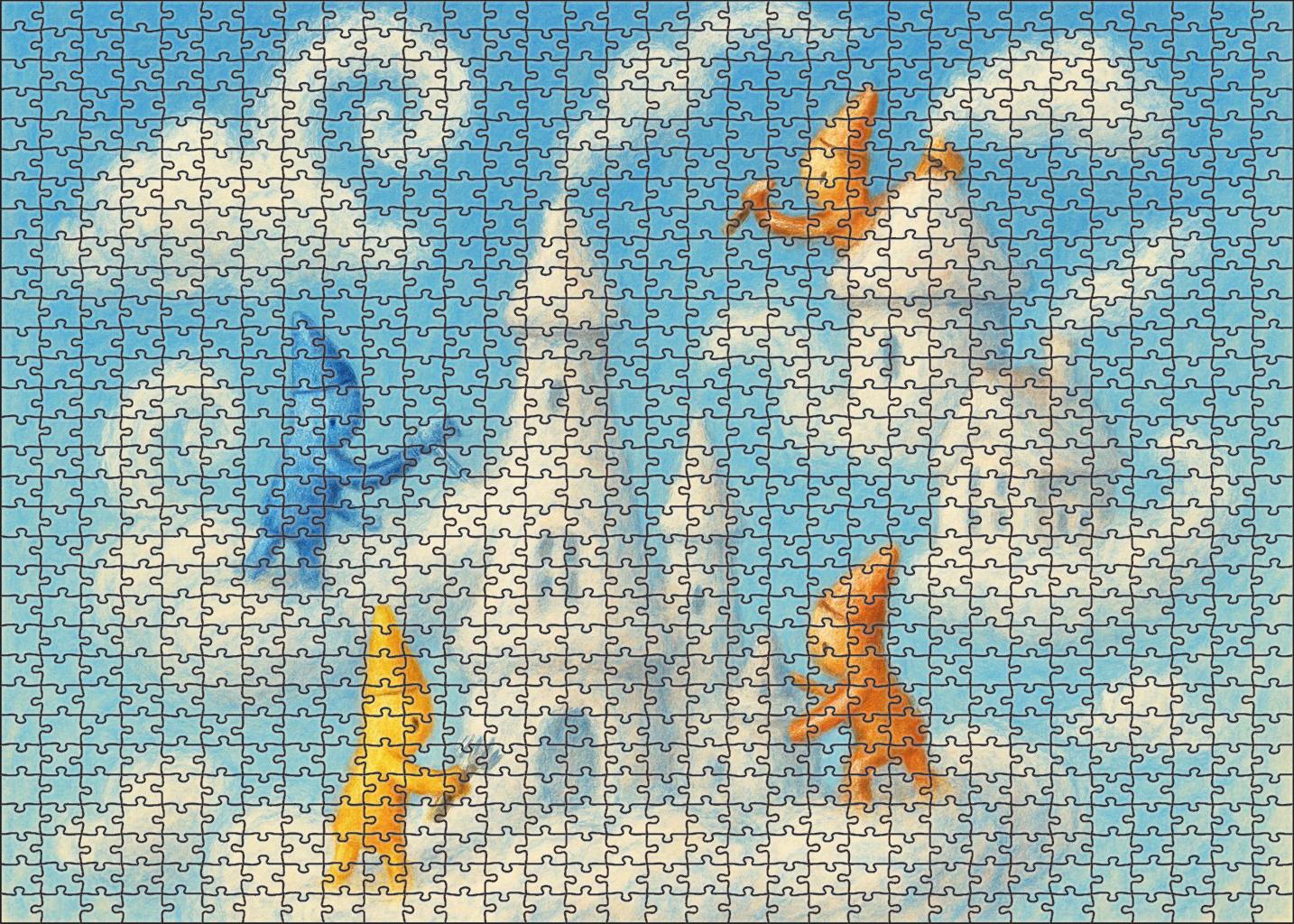 Crayon Cloud Architects Large Format Puzzle