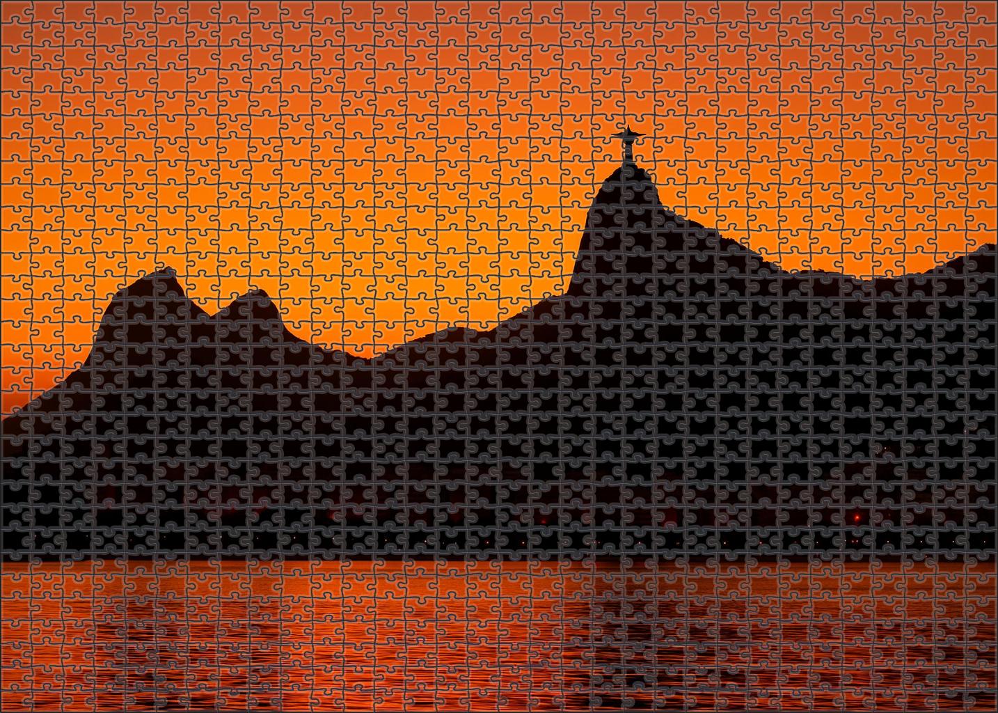 Rio De Janeiro Skyline Iconic Mountain-backed Coastal Panorama Ranked Top For Natural Integration 200 Piece Puzzle