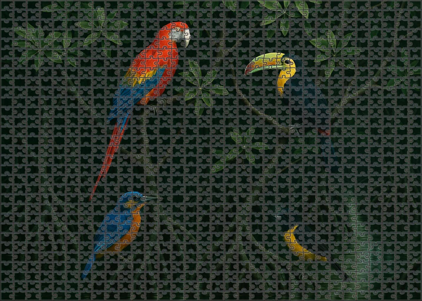 Emerald Mangrove Sanctuary Custom Jigsaw Puzzle