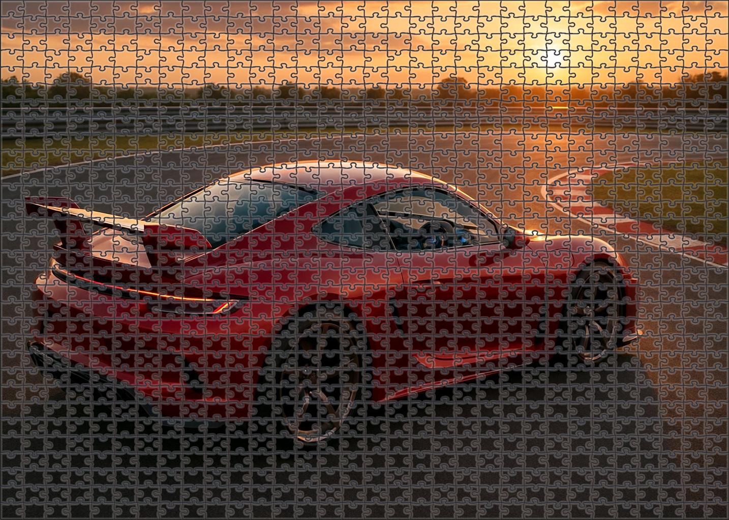 Crimson Talon Rs Twin-turbocharged V8 With Aerodynamic Precision 300 Piece Puzzle