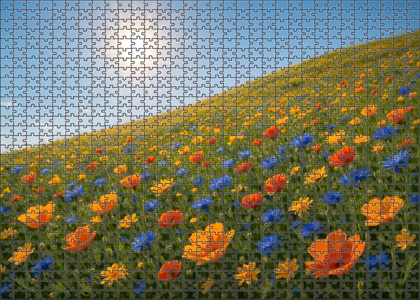 Wildflower Hilltop Breeze 500 Piece Puzzle