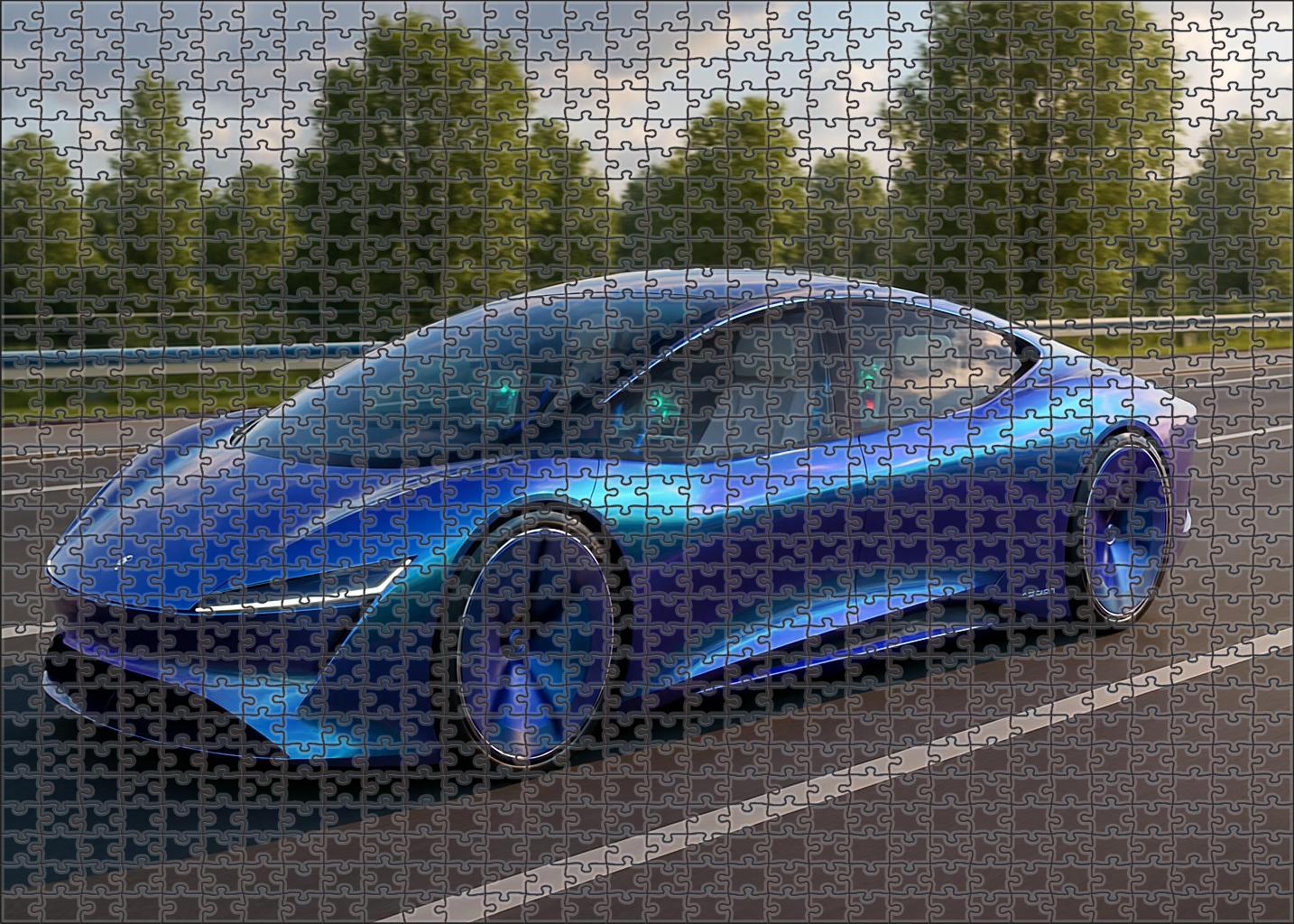 Celestial Aeroconcept Visionary Autonomous Luxury Sedan 20 Piece Puzzle