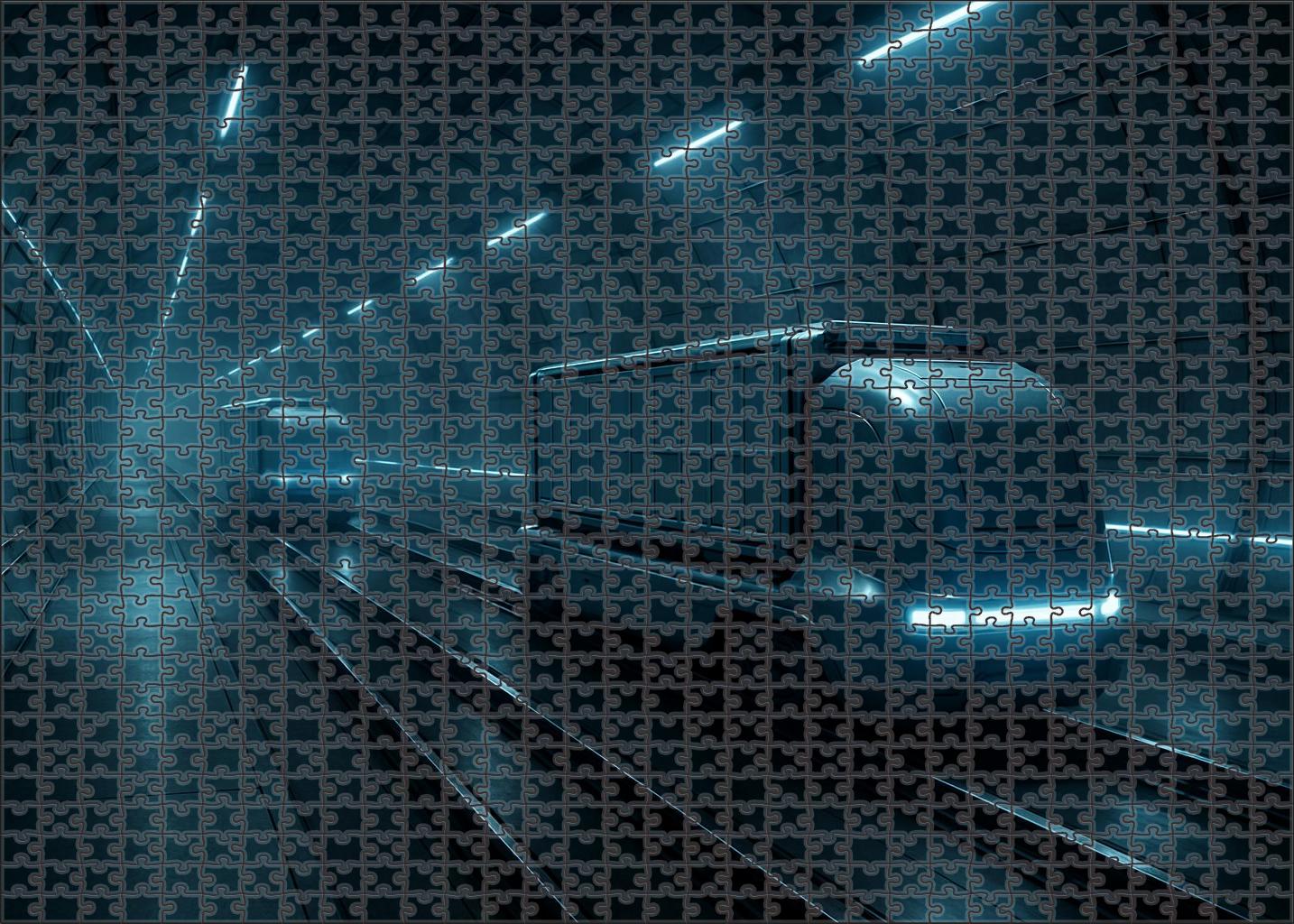 Automated Underground Freight Conveyor 500 Piece Puzzle