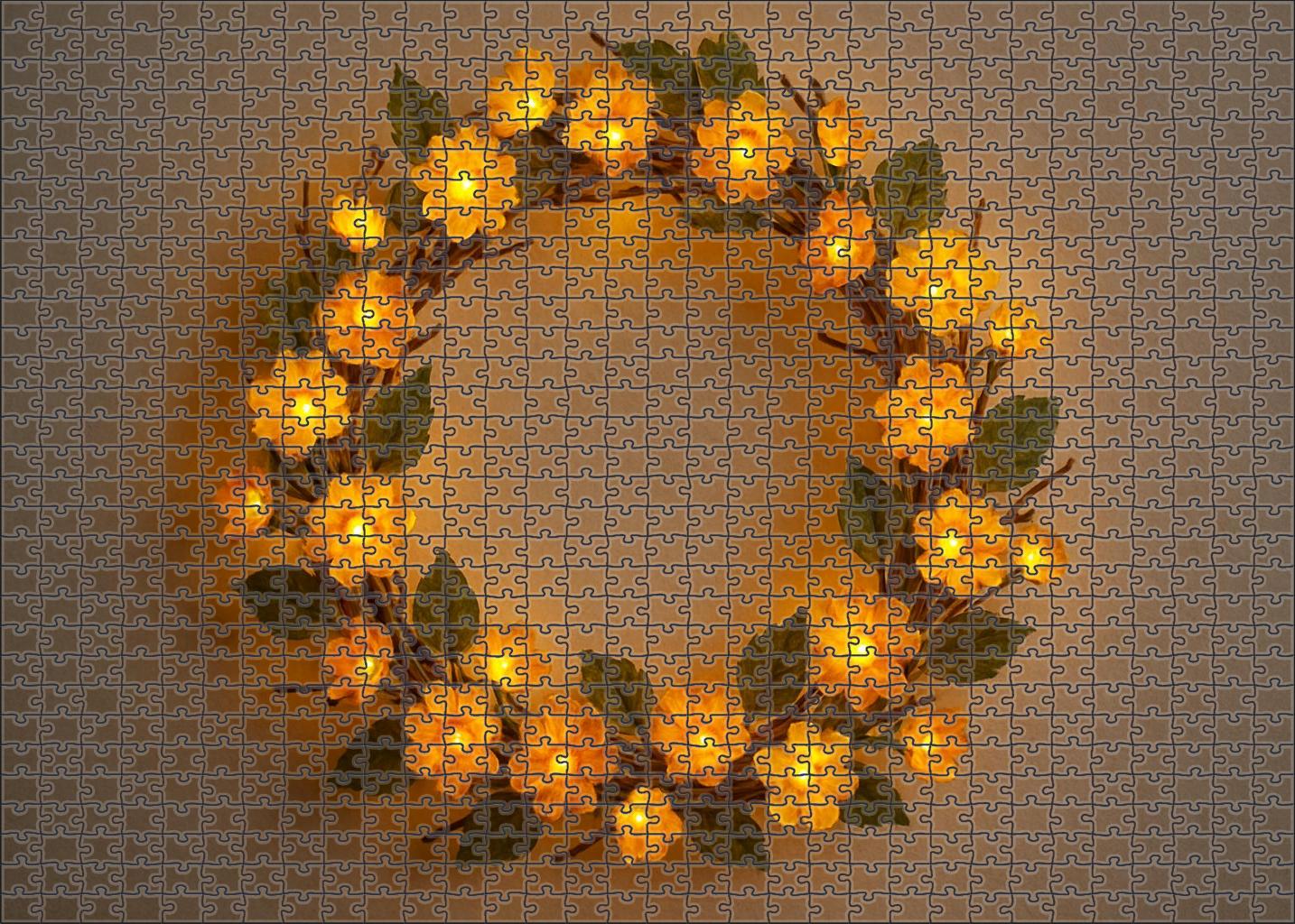 Golden Hour Wreath Family Puzzles