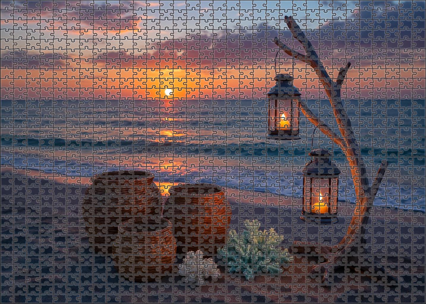 Coastal Summer Soiree Unique Puzzle Design