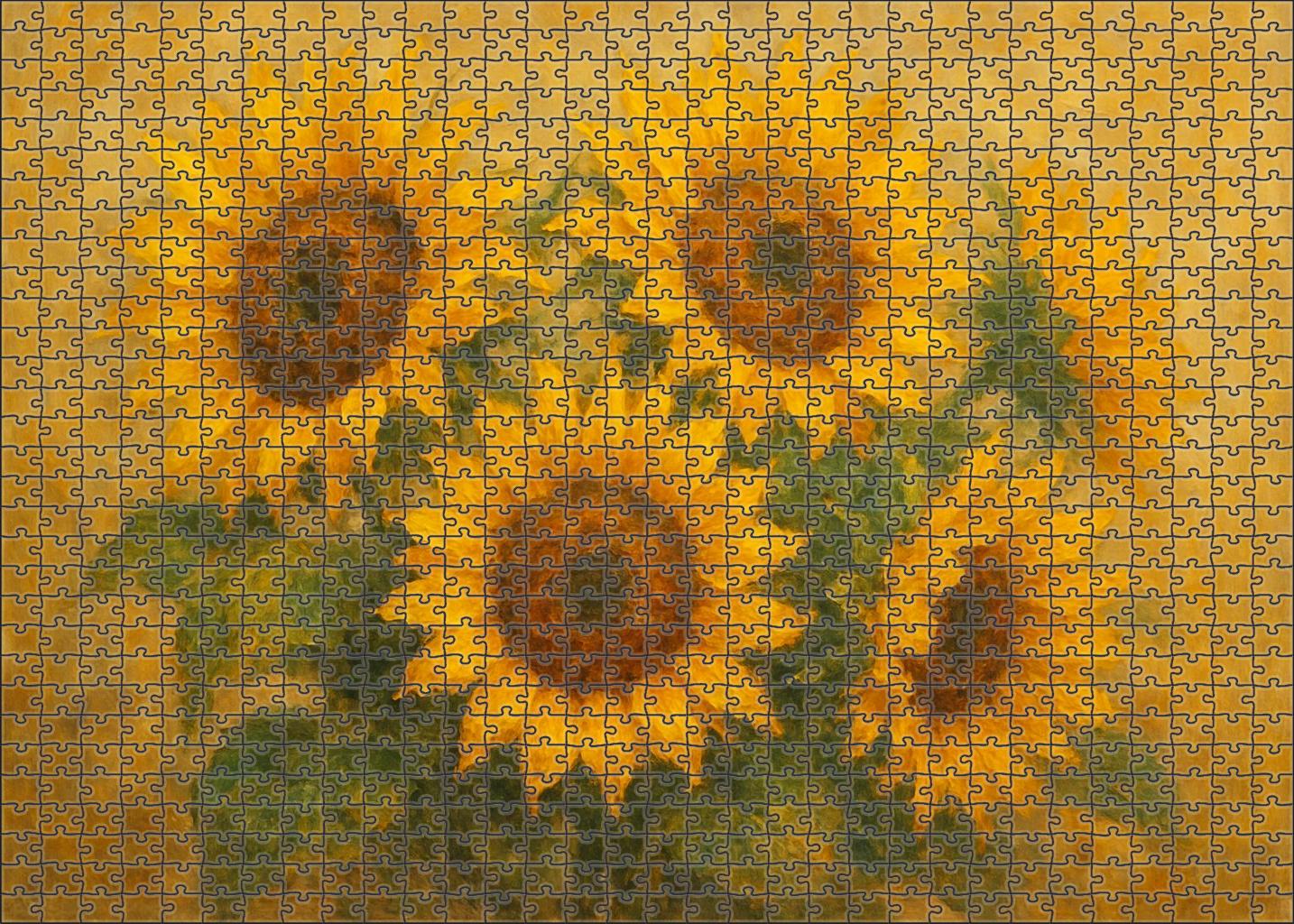 Sunflowers Premium Puzzle Pieces