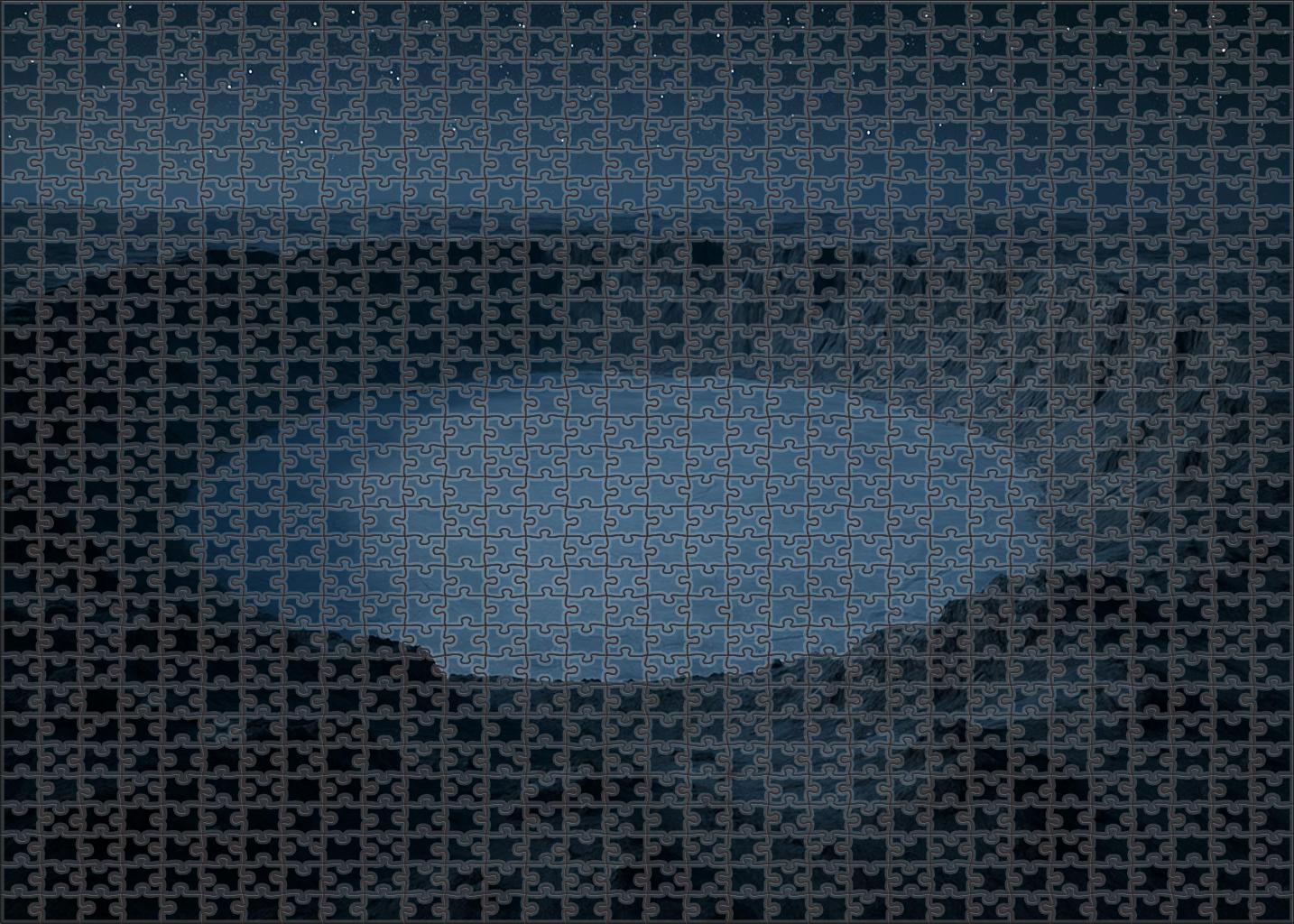 Frosted Crater Basin 100 Piece Puzzle