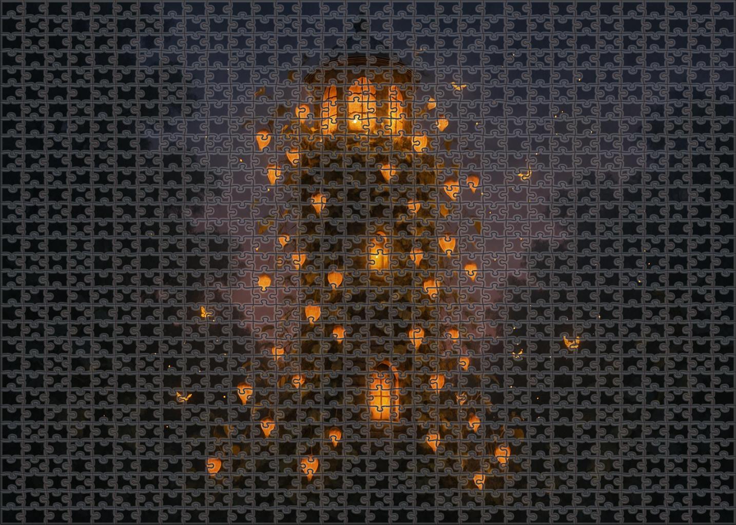 Lighthouse Garden Of Whispering Lanterns 50 Piece Puzzle
