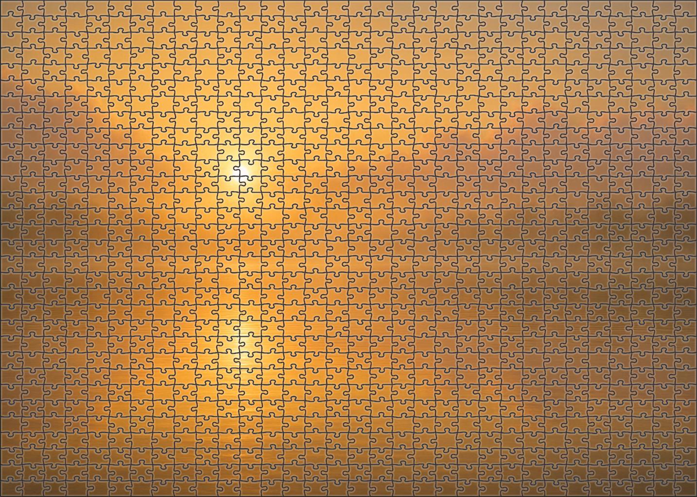 Golden Mist Glimmer 1000 Piece Puzzle