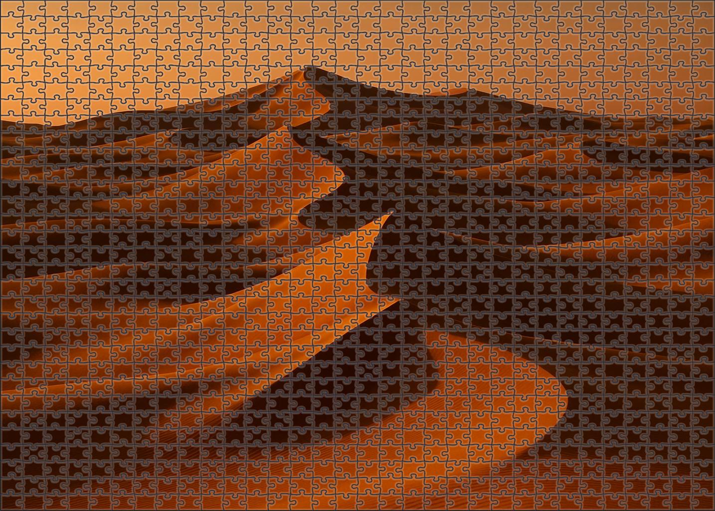 Amber Mirage Dunes 1000 Piece Puzzle