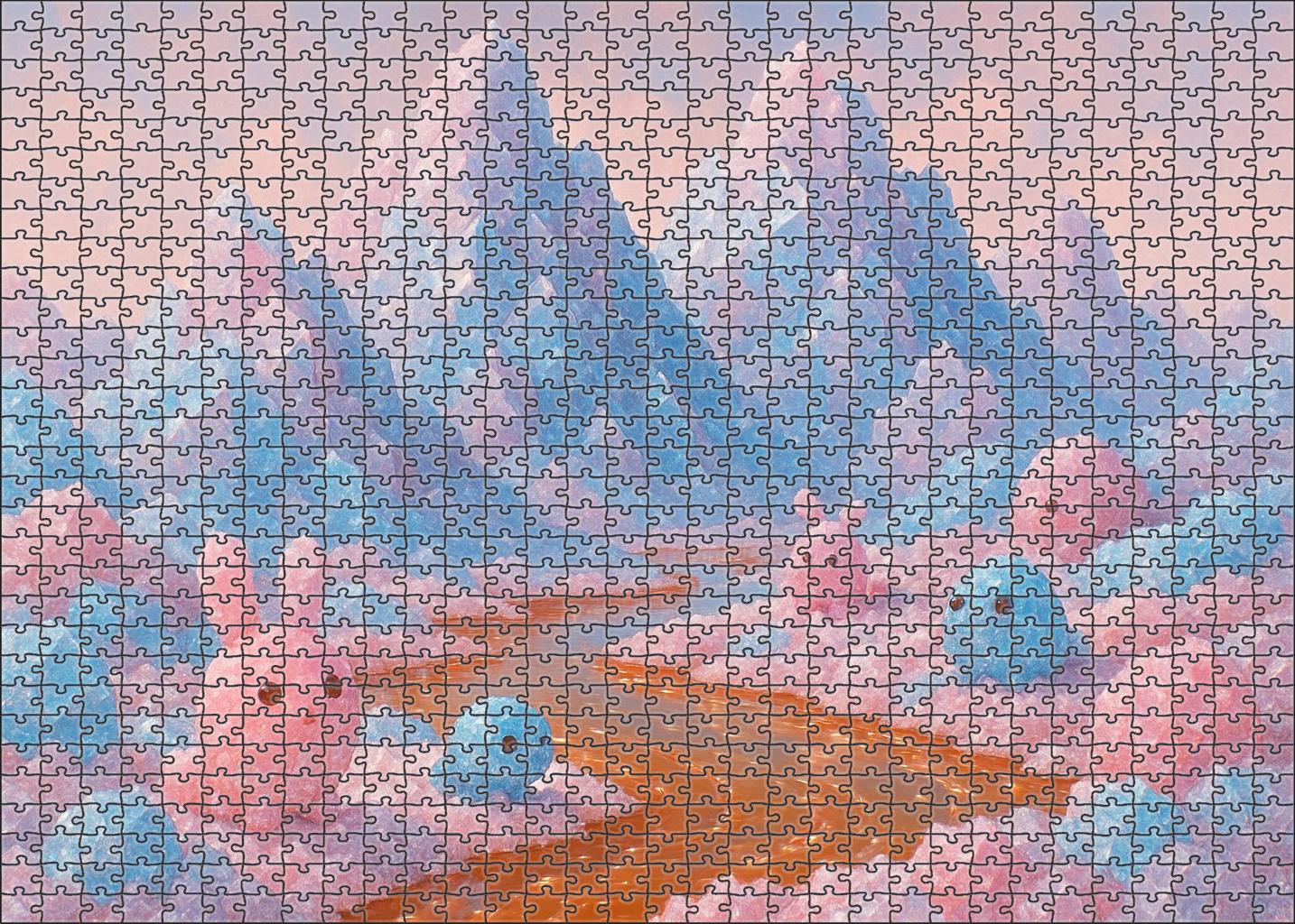 The Sugar Crystal Mountains Puzzle Collection