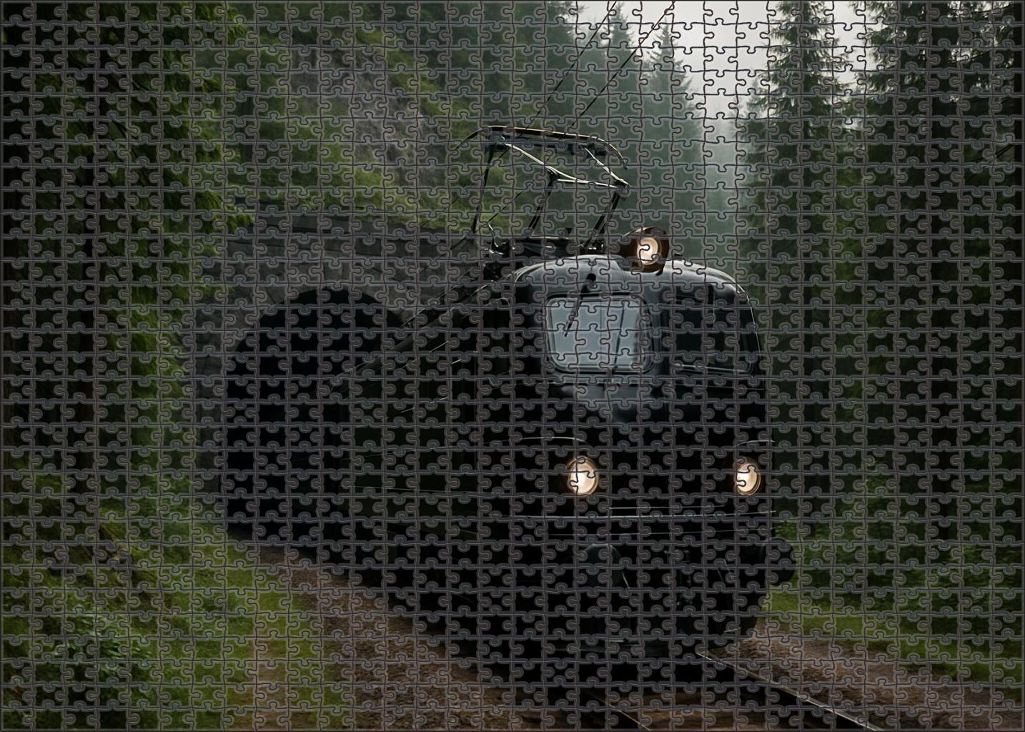 Onyx Tunnel Electric Racer 20 Piece Puzzle