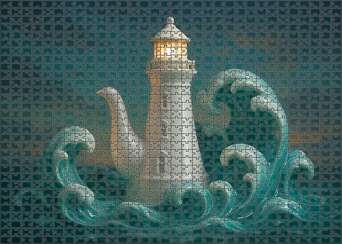 Lighthouse In A Teapot Bay Puzzle Challenge