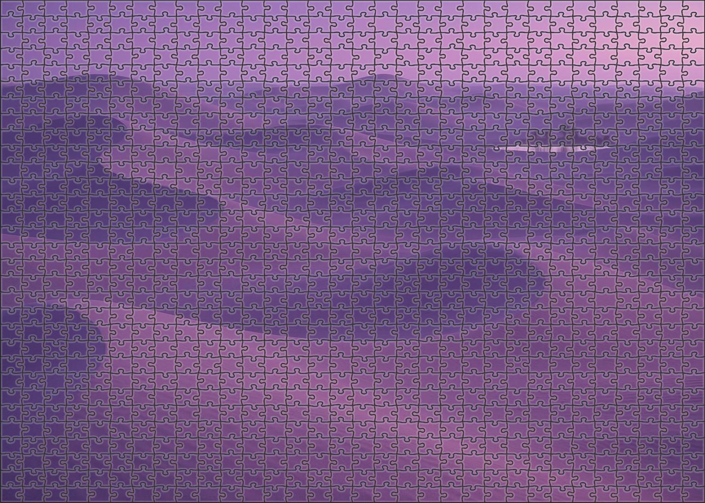 Dusky Lavender Dunes 200 Piece Puzzle