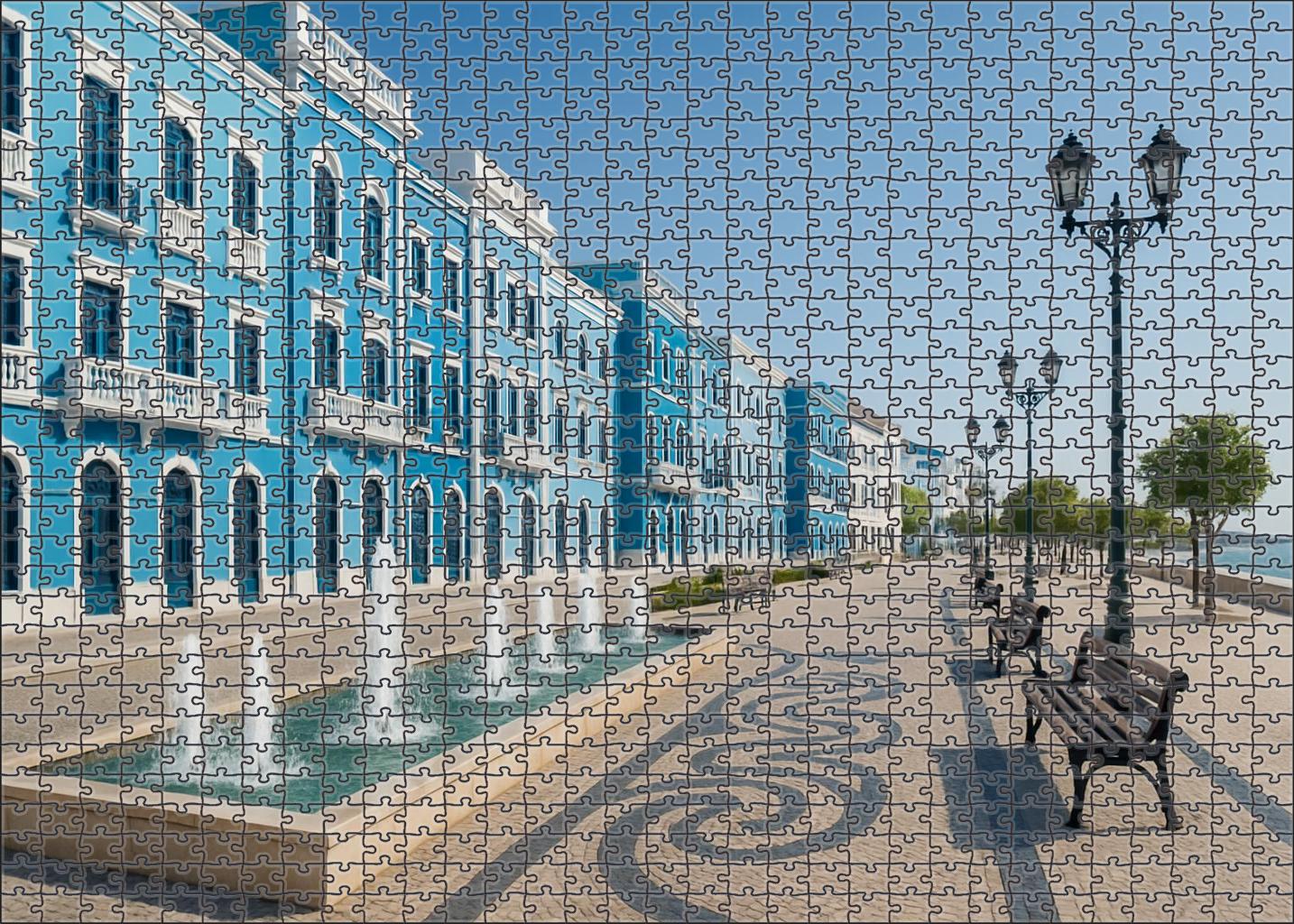 Cerulean Promenade Family Puzzles