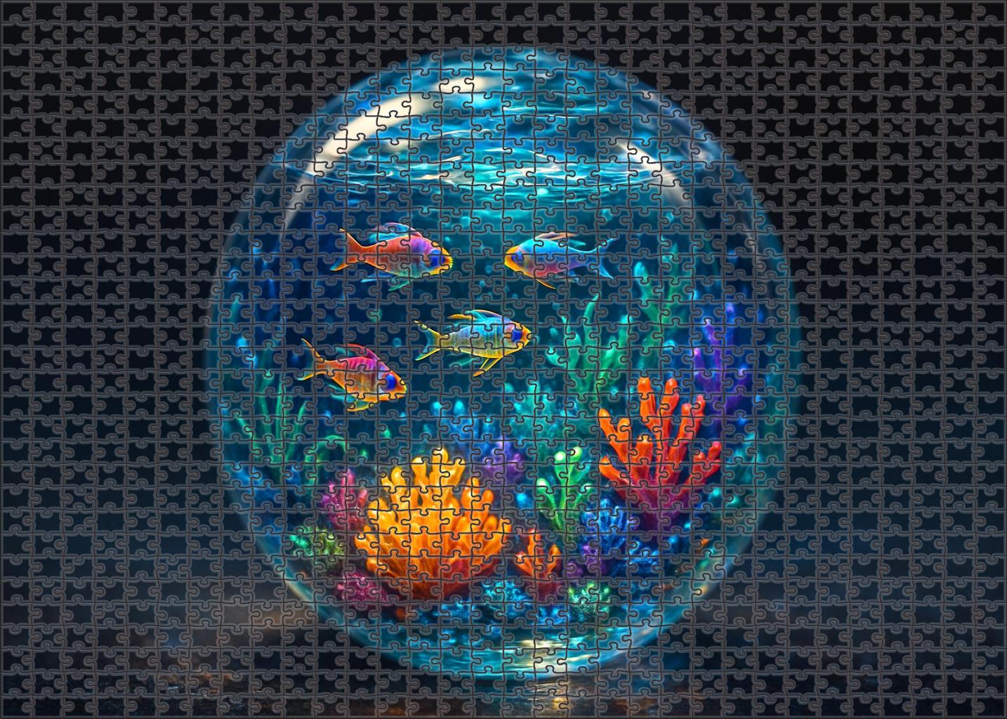 The Pocket Universe Aquarium Easy Puzzles