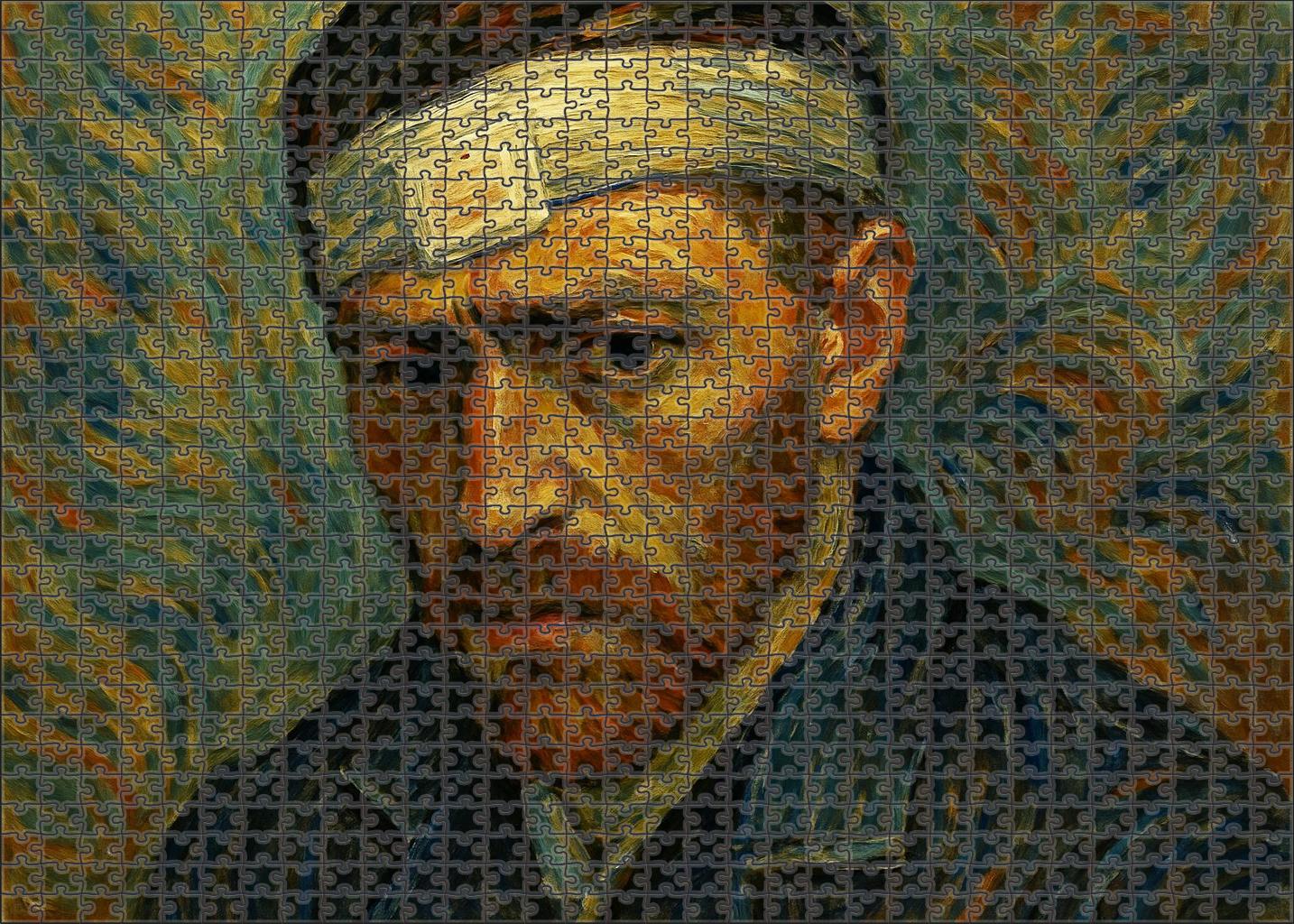 Self-portrait With Bandaged Ear Puzzle For Kids