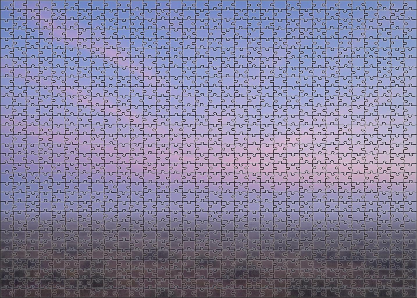 Mist-kissed Pastel Expanse 200 Piece Puzzle